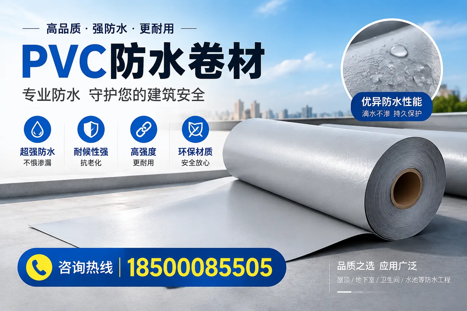 金华地区pvc防水卷材的市场现状与发展趋势