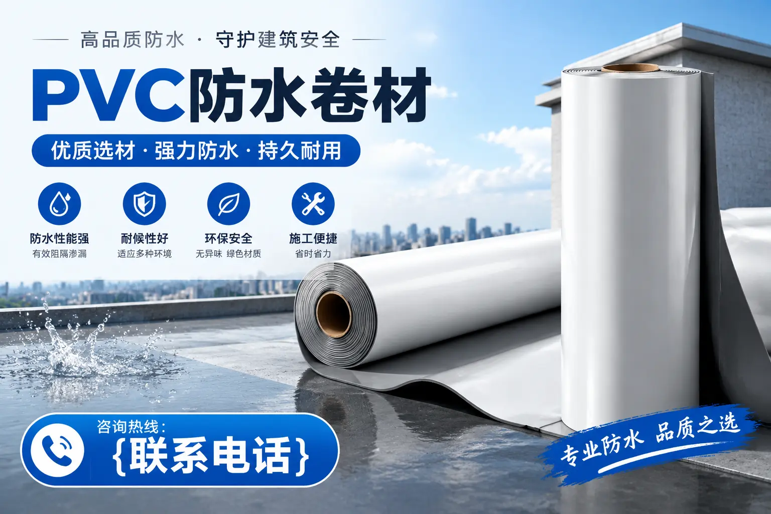 PVC防水卷材的选购技巧与注意事项，助您在金华找到合适产品